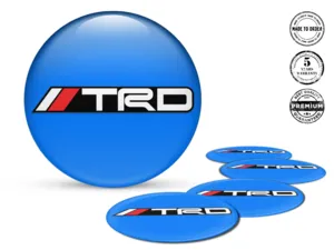 Toyota TRD Décalques sur Roues Édition Autocollant Silicone